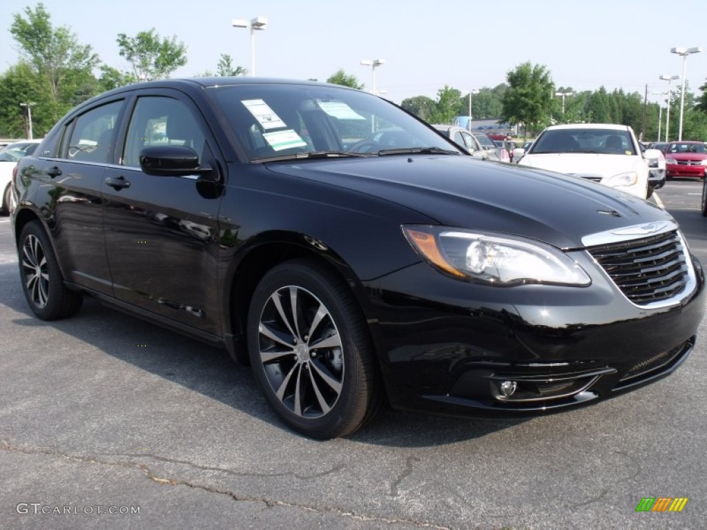 Brilliant Black Crystal Pearl 2011 Chrysler 200 S Exterior Photo #50065120