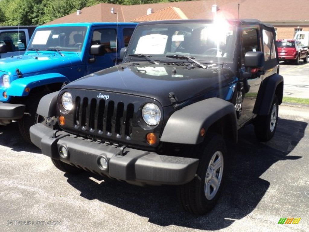 2011 Wrangler Sport 4x4 - Black / Black photo #1