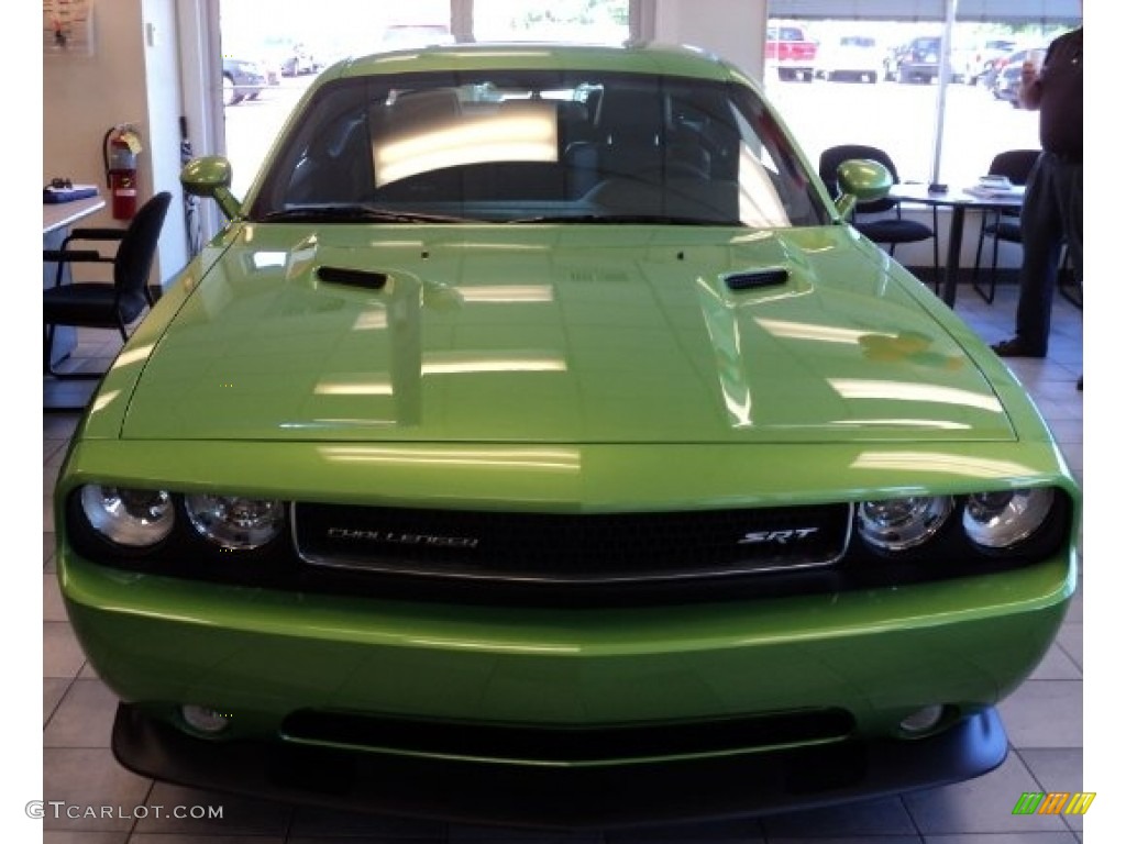 2011 Challenger SRT8 392 - Green with Envy / Dark Slate Gray photo #2