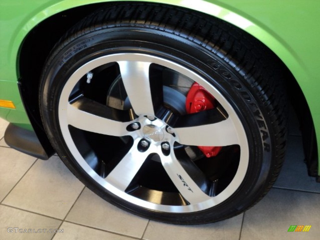 2011 Challenger SRT8 392 - Green with Envy / Dark Slate Gray photo #4