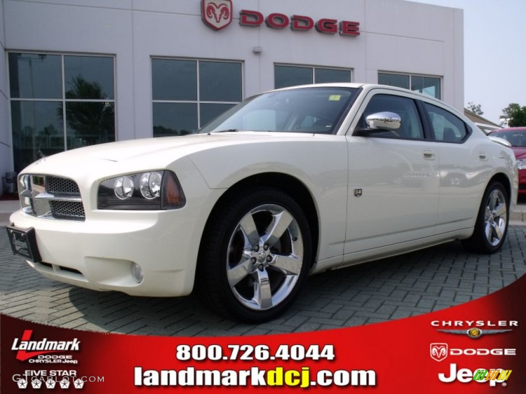 Stone White Dodge Charger