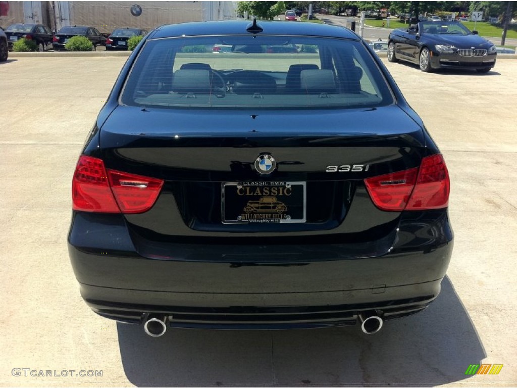 2011 3 Series 335i xDrive Sedan - Jet Black / Black photo #5