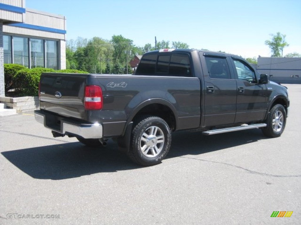 2006 F150 XLT SuperCrew 4x4 - Dark Stone Metallic / Black photo #7