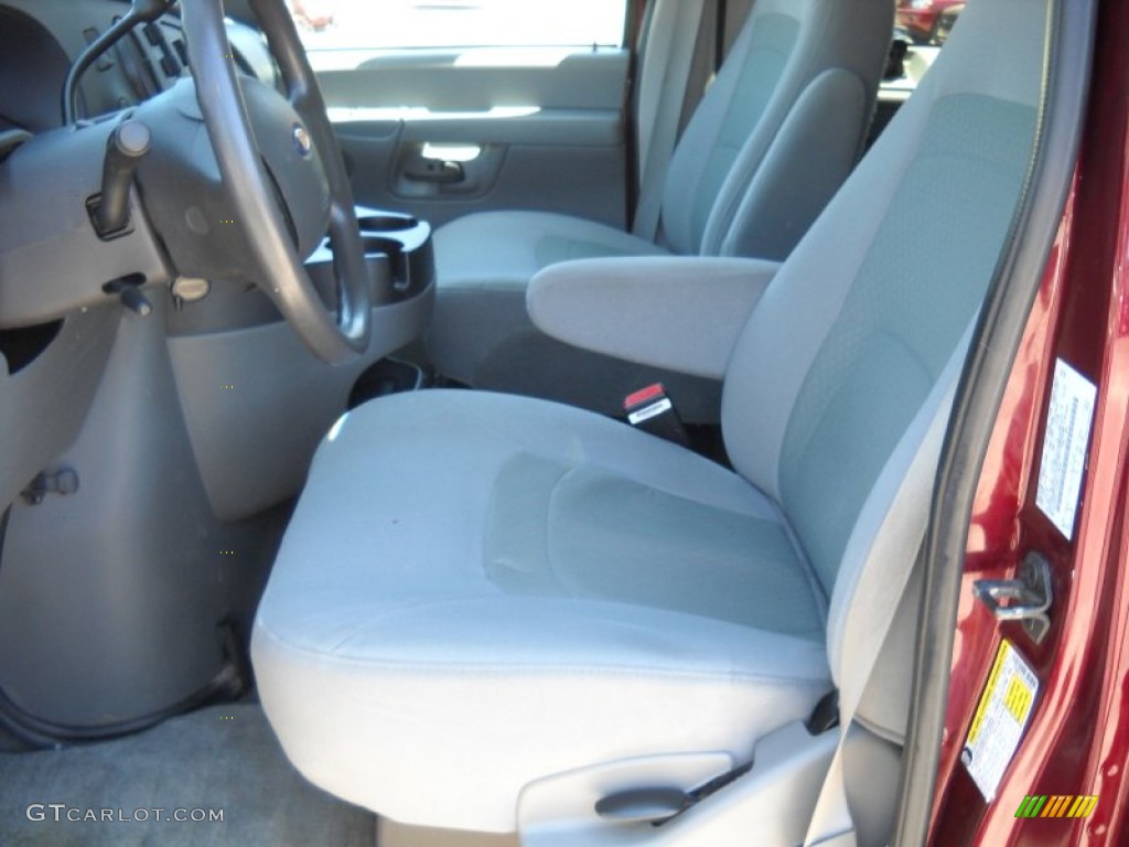 Medium Flint Grey Interior 2007 Ford E Series Van E150 Passenger Photo #50070373