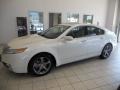 White Diamond Pearl - TL 3.7 SH-AWD Technology Photo No. 8
