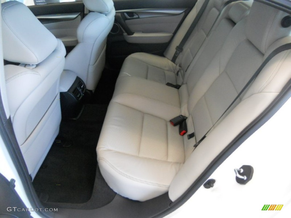 Taupe Gray Interior 2011 Acura TL 3.7 SH-AWD Technology Photo #50071192