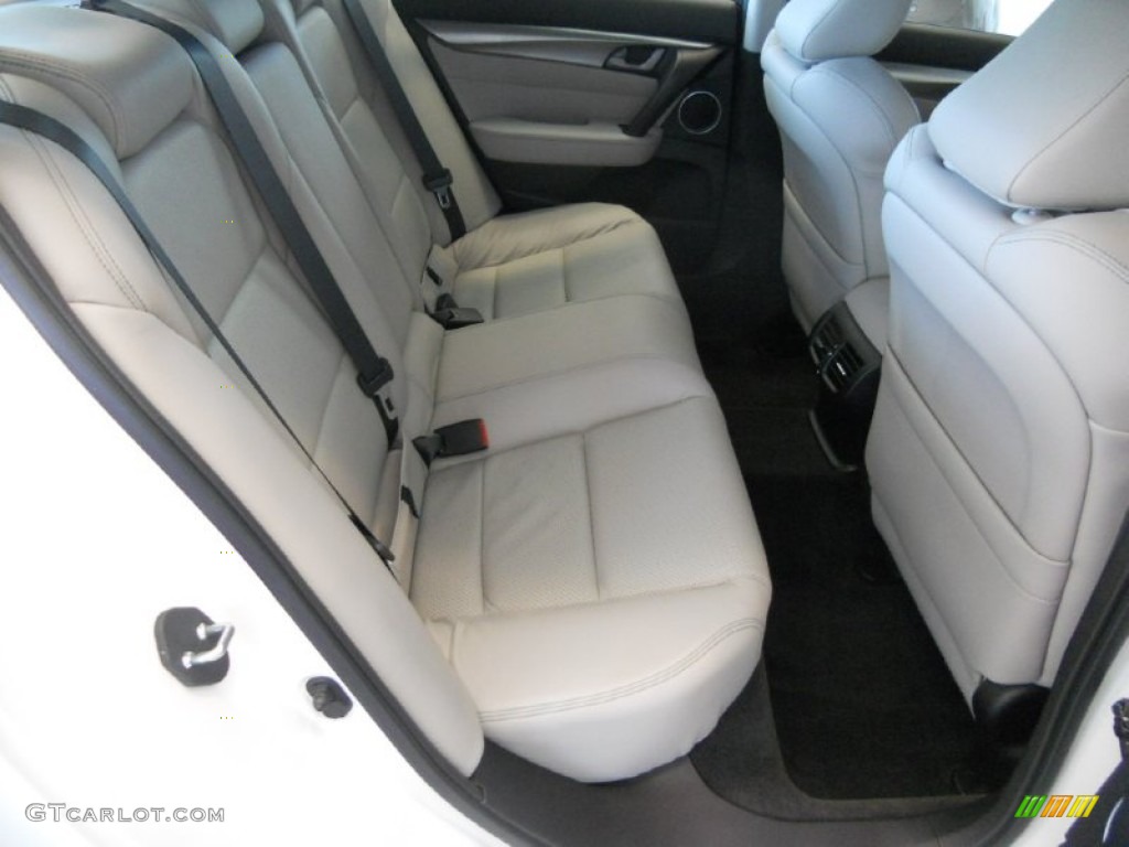 Taupe Gray Interior 2011 Acura TL 3.7 SH-AWD Technology Photo #50071216