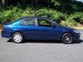 2004 Eternal Blue Pearl Honda Civic LX Sedan  photo #5