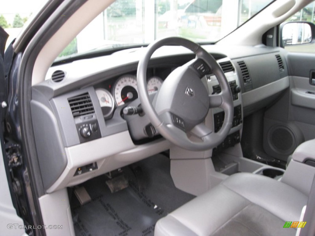 Dark Slate Gray/Light Slate Gray Interior 2007 Dodge Durango Limited 4x4 Photo #50071576