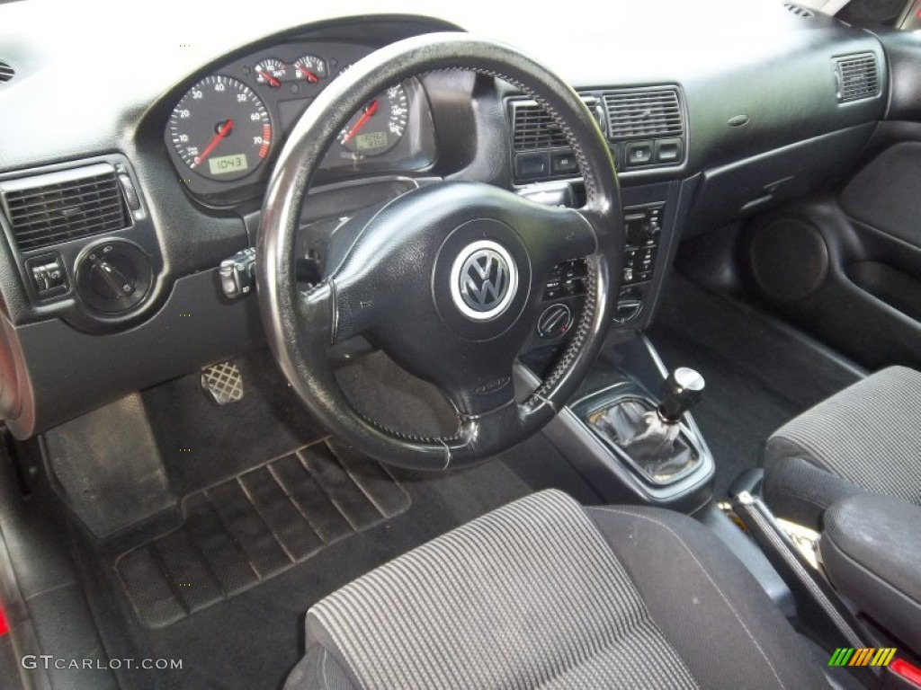 Black Interior 2003 Volkswagen GTI 1.8T Photo #50071681