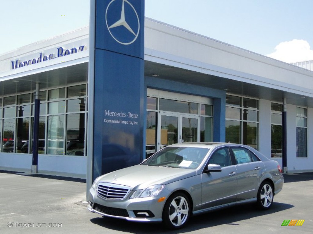 2011 E 350 Sedan - Palladium Silver Metallic / Ash/Black photo #2