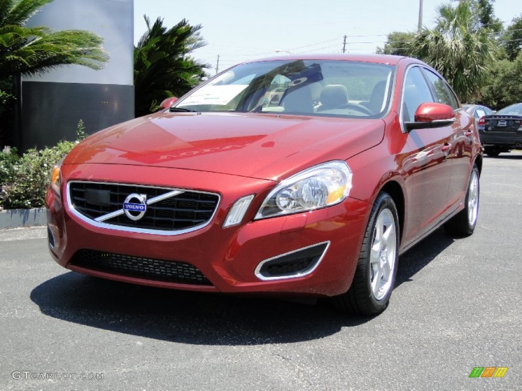 Flamenco Red Metallic 2012 Volvo S60 T5 Exterior Photo #50071996