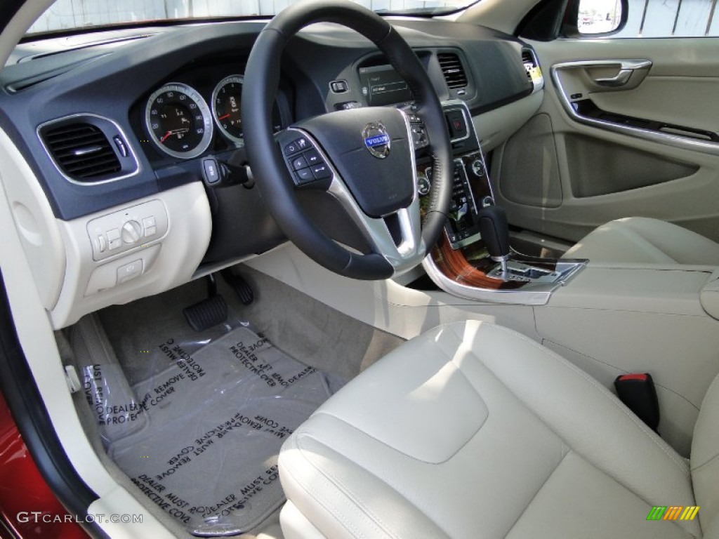 2012 Volvo S60 T5 Soft Beige Dashboard Photo #50072041