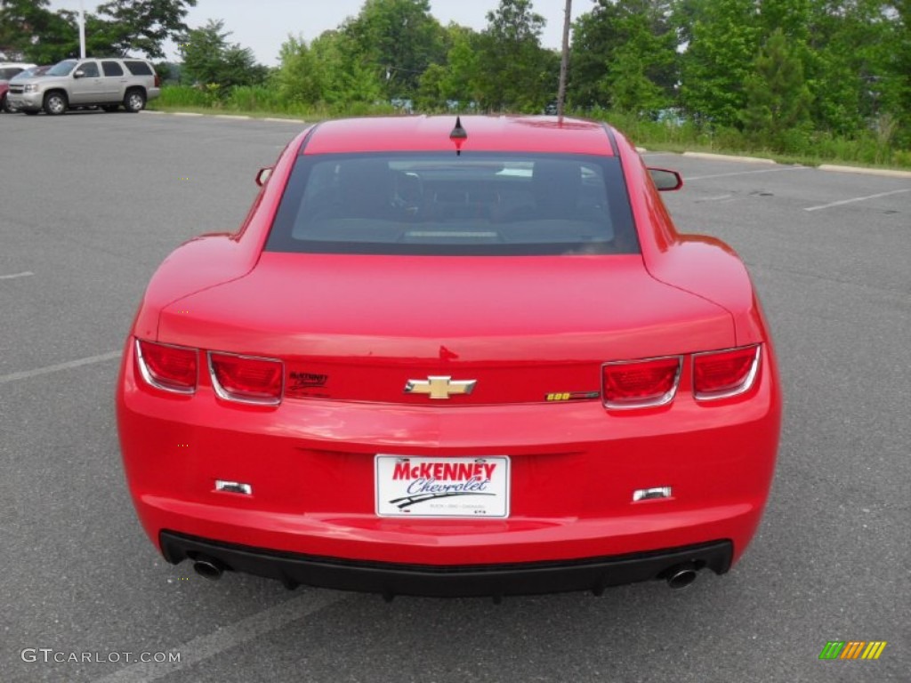 2011 Camaro LT Coupe - Victory Red / Black photo #3