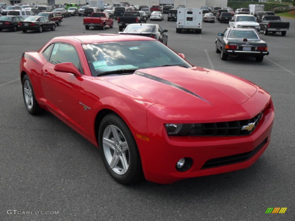 2011 Camaro LT Coupe - Victory Red / Black photo #5