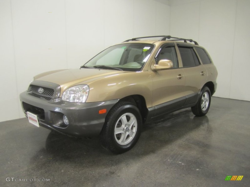 2004 Santa Fe GLS 4WD - Sandstone / Beige photo #1