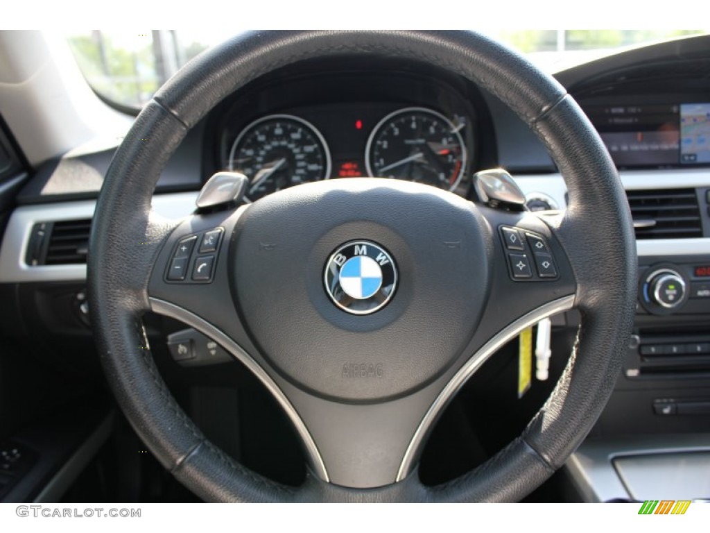 2007 3 Series 335i Coupe - Jet Black / Black Dakota Leather photo #14