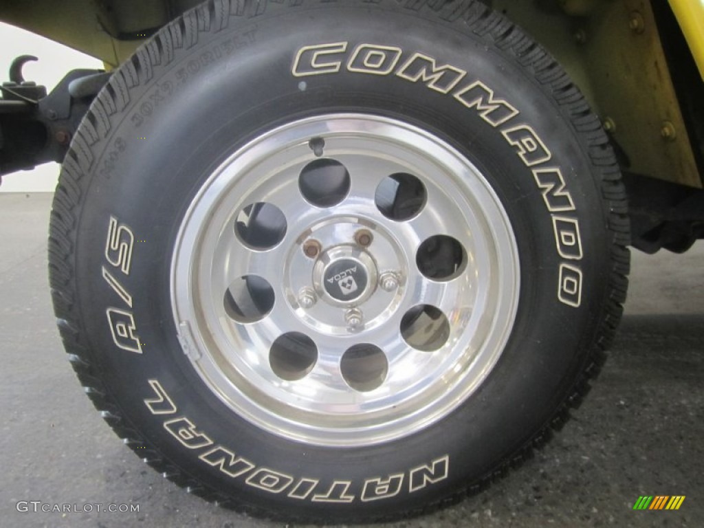 2004 Wrangler X 4x4 - Solar Yellow / Dark Slate Gray photo #6