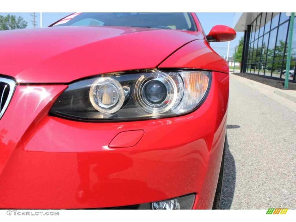 2008 3 Series 328i Coupe - Crimson Red / Cream Beige photo #24