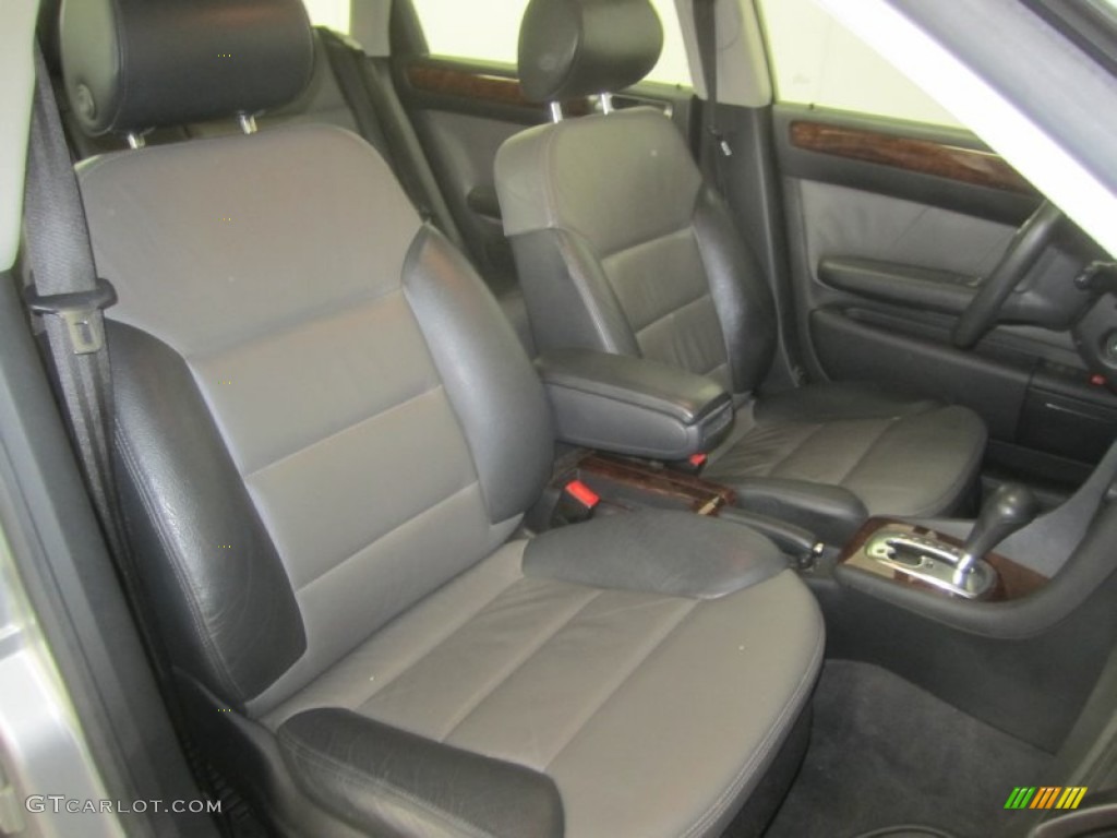 Platinum/Saber Black Interior 2004 Audi Allroad 2.7T quattro Avant Photo #50075191