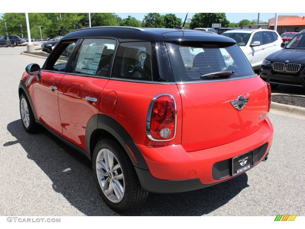 2011 Cooper Countryman - Pure Red / Carbon Black photo #7