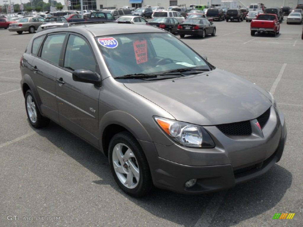 Shadow Gray 2003 Pontiac Vibe AWD Exterior Photo #50076646