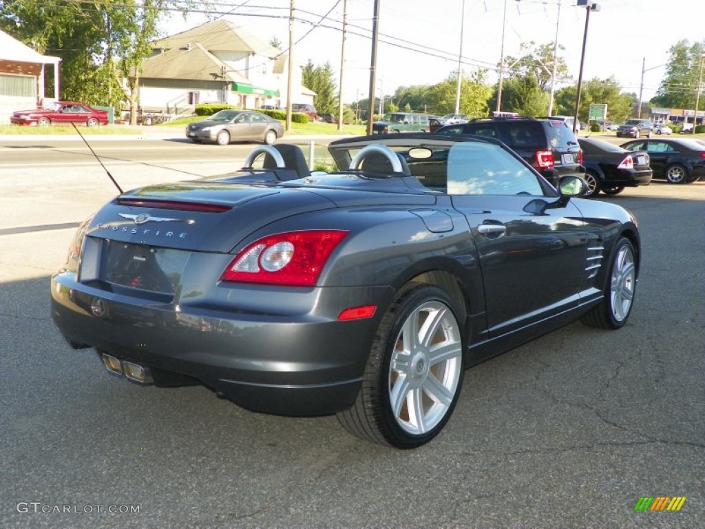 2005 Crossfire Limited Roadster - Graphite Metallic / Dark Slate Grey/Cedar photo #5