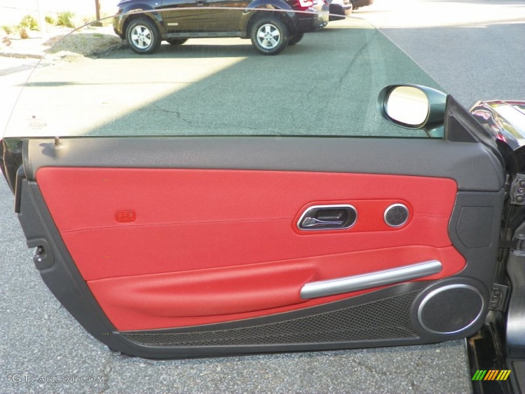 2005 Chrysler Crossfire Limited Roadster Dark Slate Grey/Cedar Door Panel Photo #50076727