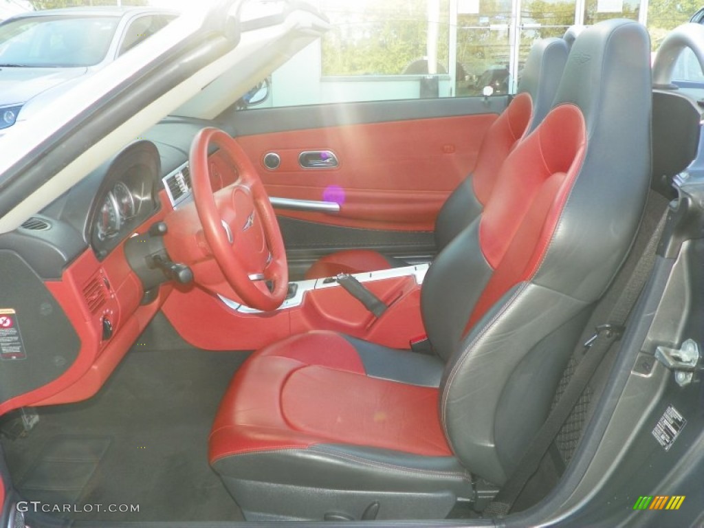 Dark Slate Grey/Cedar Interior 2005 Chrysler Crossfire Limited Roadster Photo #50076778