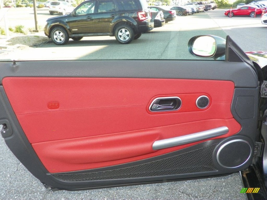 2005 Chrysler Crossfire Limited Roadster Dark Slate Grey/Cedar Door Panel Photo #50076787