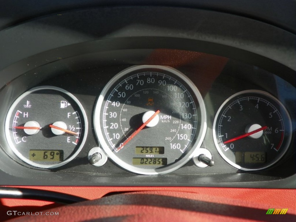 2005 Chrysler Crossfire Limited Roadster Gauges Photo #50076871