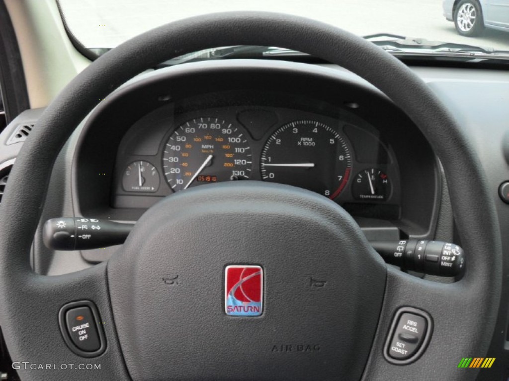 2003 Saturn VUE V6 Gray Steering Wheel Photo #50077039