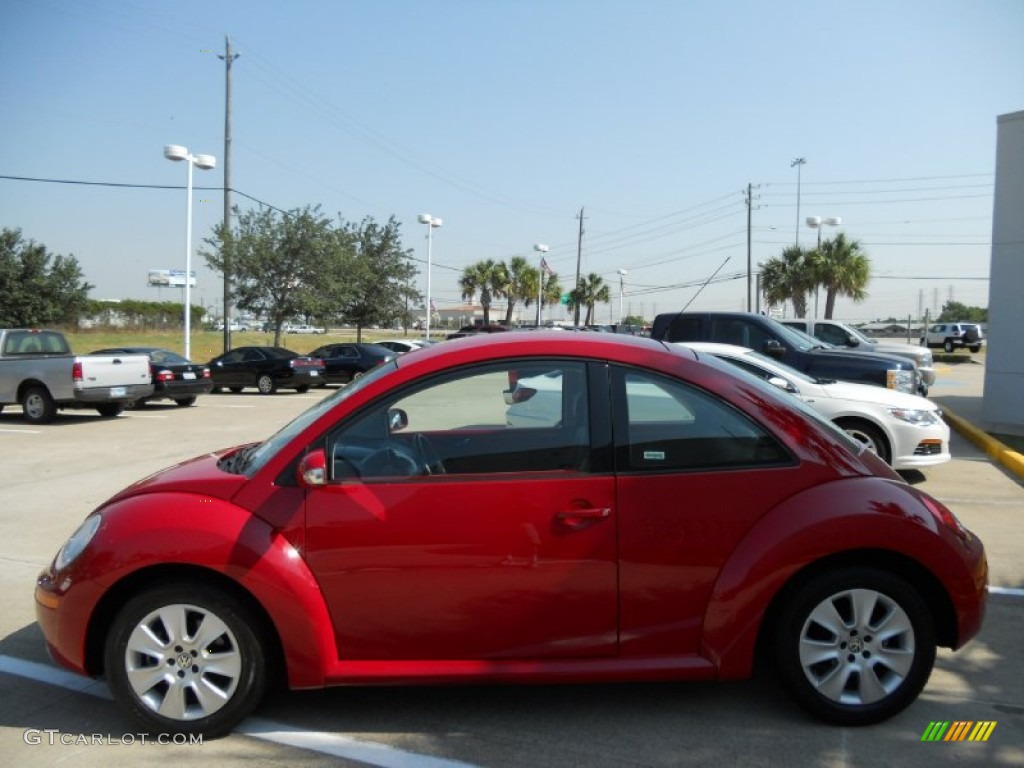 2009 New Beetle 2.5 Coupe - Salsa Red / Black photo #4