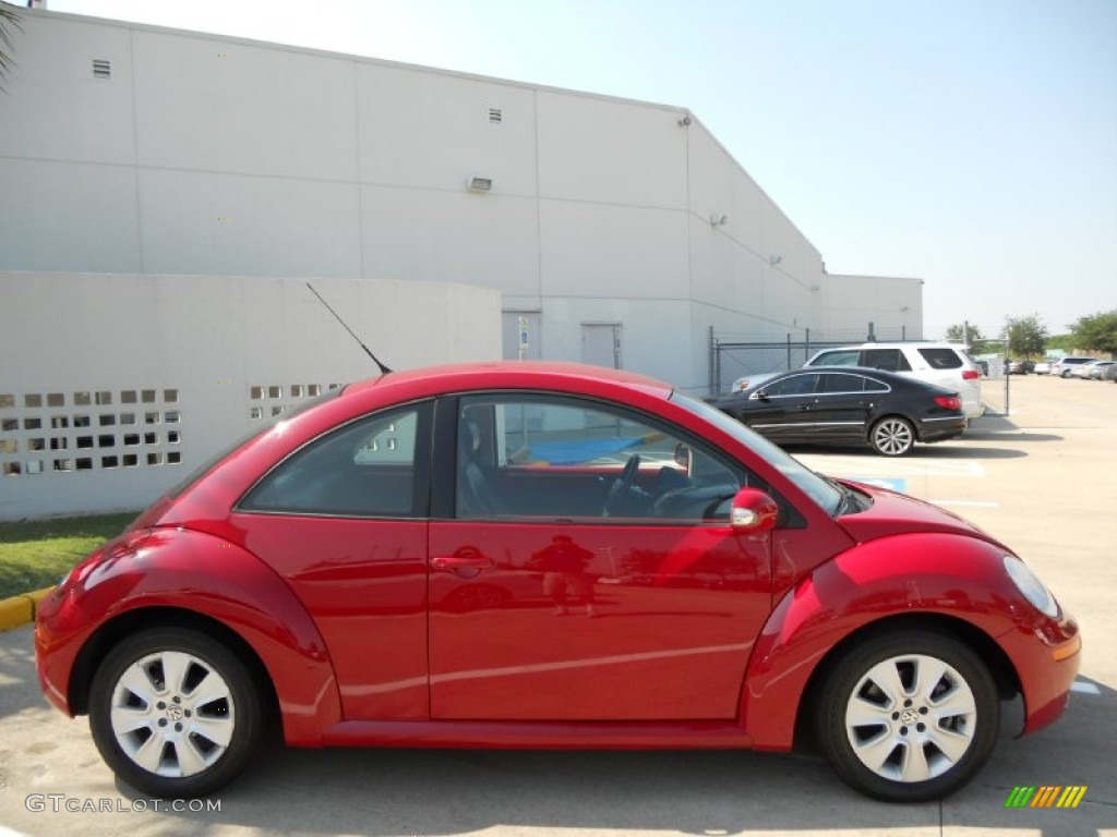 2009 New Beetle 2.5 Coupe - Salsa Red / Black photo #8