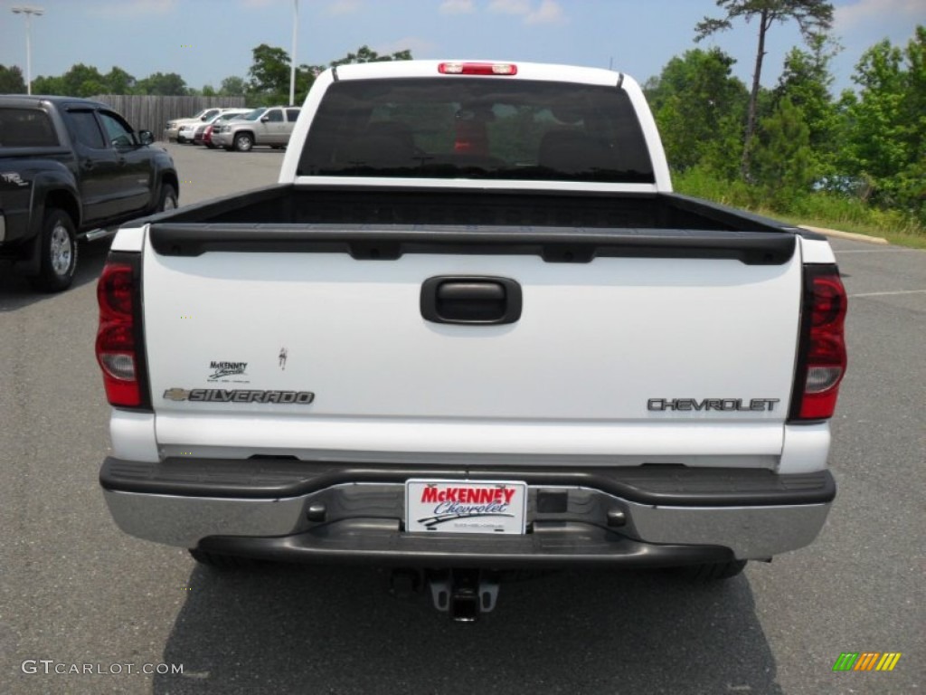 2005 Silverado 1500 Z71 Extended Cab 4x4 - Summit White / Tan photo #3