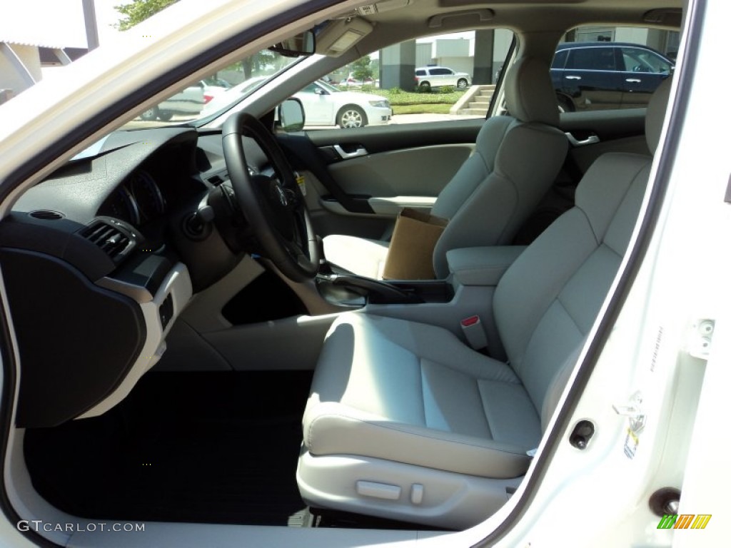 2011 TSX Sedan - Premium White Pearl / Taupe photo #7
