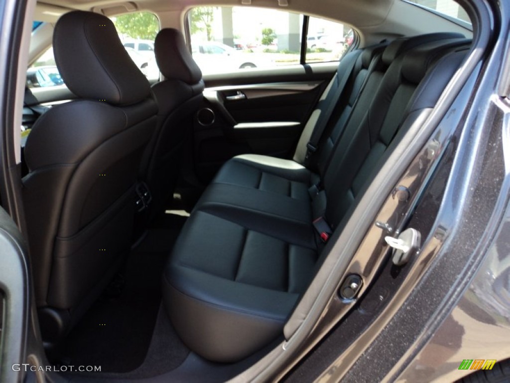 Ebony Interior 2012 Acura TL 3.5 Technology Photo #50078590