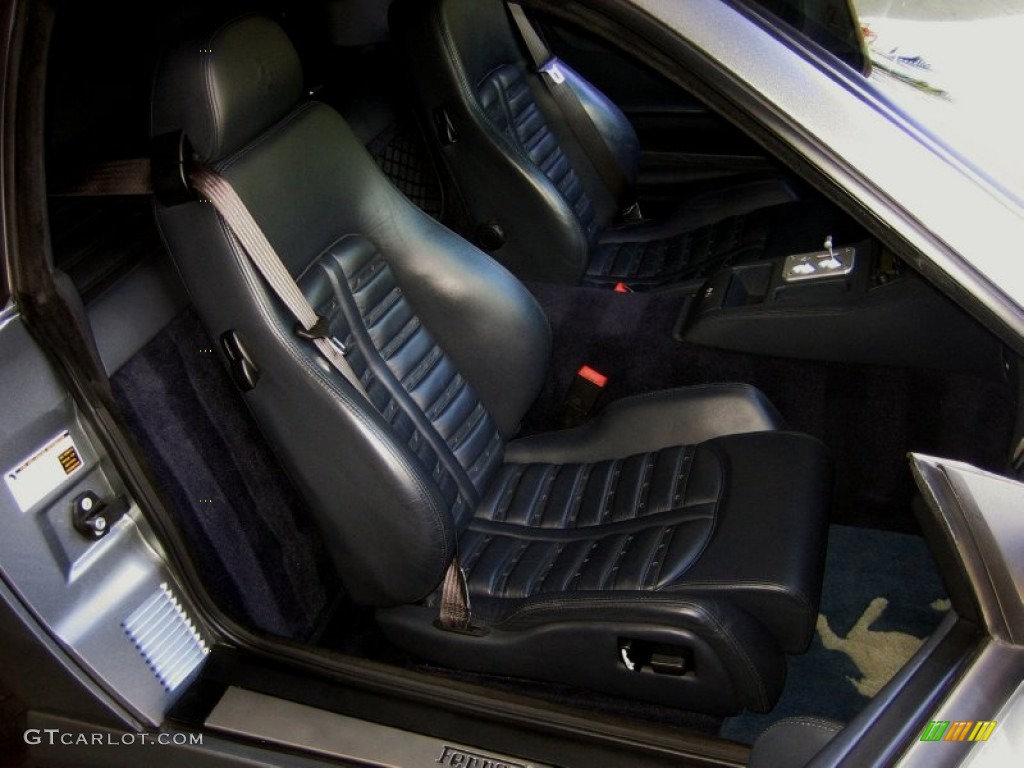 Blu Scuro (Dark Blue) Interior 2004 Ferrari 575M Maranello F1 Photo #50079721