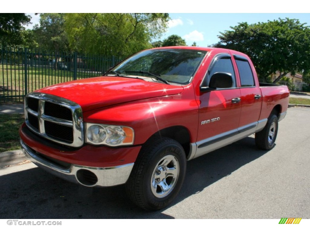 Flame Red Dodge Ram 1500