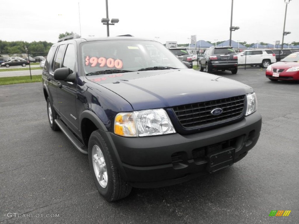 2005 Explorer XLS 4x4 - Dark Blue Pearl Metallic / Graphite photo #2