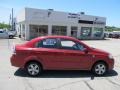 2008 Sport Red Metallic Chevrolet Aveo LS Sedan  photo #2