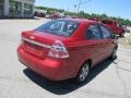 2008 Sport Red Metallic Chevrolet Aveo LS Sedan  photo #4