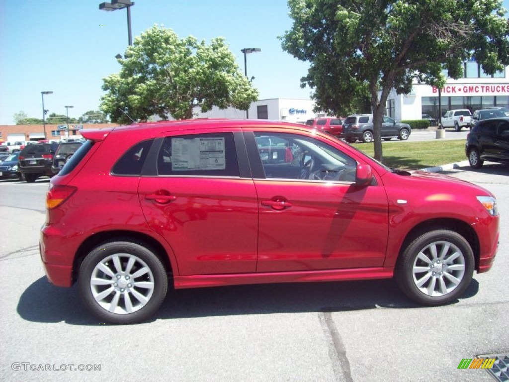 Rally Red Metallic 2011 Mitsubishi Outlander Sport SE 4WD Exterior Photo #50083412