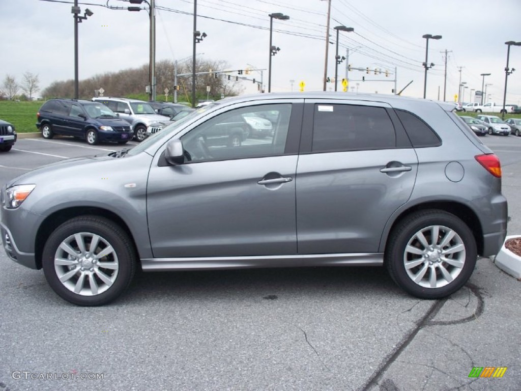 Mercury Gray 2011 Mitsubishi Outlander Sport SE 4WD Exterior Photo #50083559