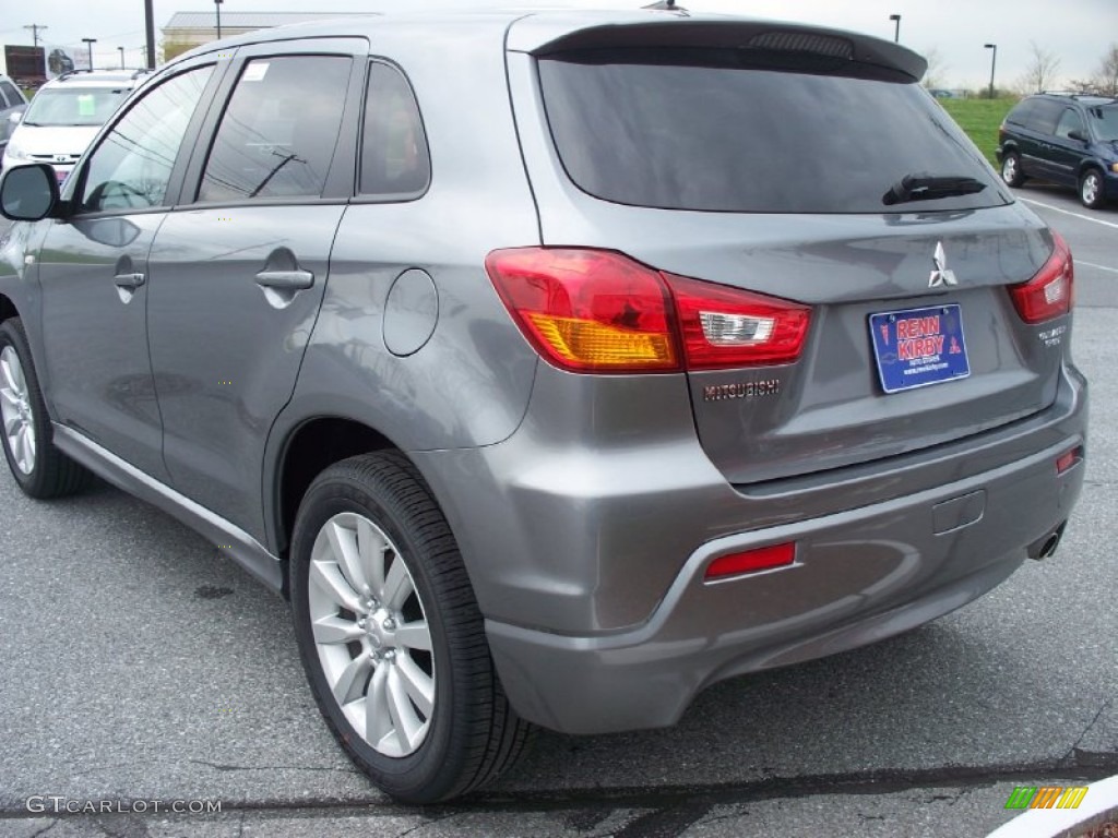 2011 Outlander Sport SE 4WD - Mercury Gray / Black photo #3