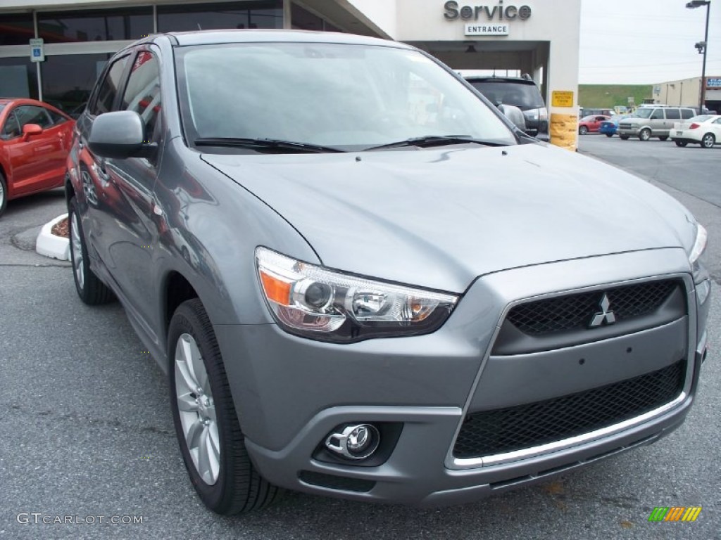 Mercury Gray 2011 Mitsubishi Outlander Sport SE 4WD Exterior Photo #50083595