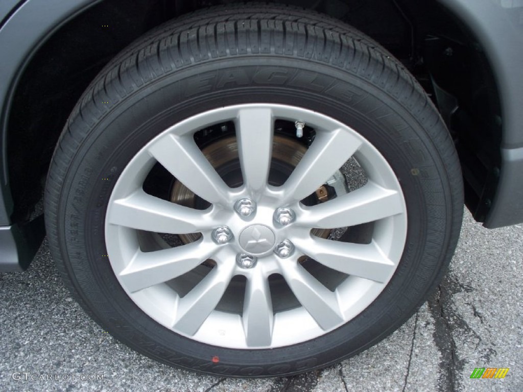 2011 Mitsubishi Outlander Sport SE 4WD Wheel Photo #50083718