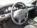 Dark Slate Gray 2004 Chrysler Sebring GTC Convertible Steering Wheel