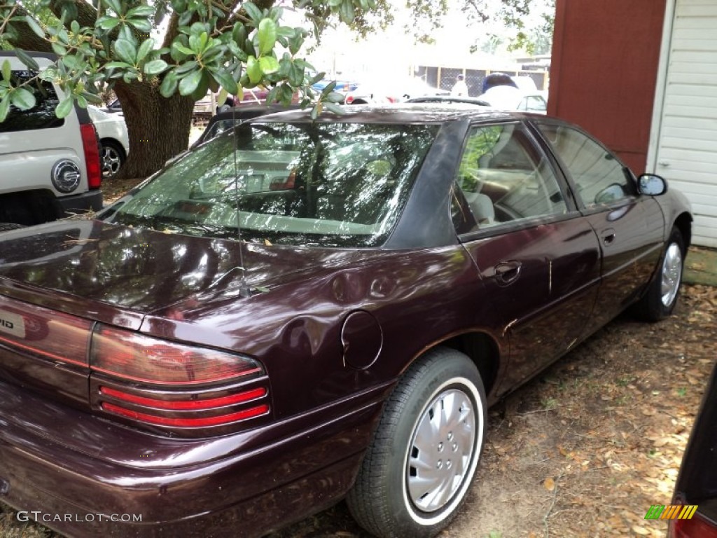1994 Intrepid Sedan - Black Cherry Pearl / Beige photo #4