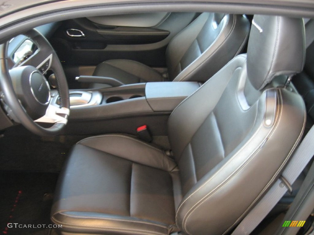 Black Interior 2010 Chevrolet Camaro SS Hennessey HPE600 Supercharged Coupe Photo #50087049